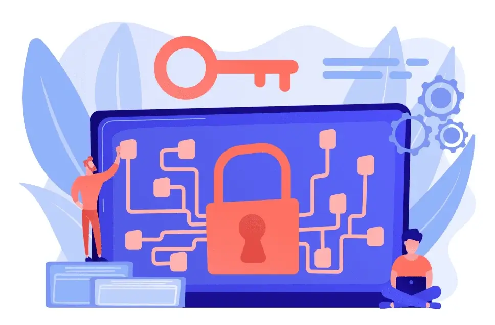 Graphique montrant le cryptage SSL pour la confidentialité chez Glory Casino CI.